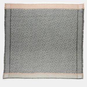 Aigner Black Cellulose Mix
 Logo Scarf Black