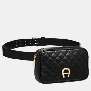 Aigner Black Fashion Coordinates Garda Belt Bag