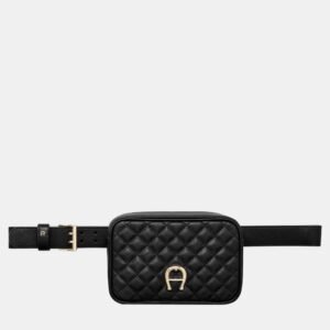 Aigner Black Fashion Coordinates Garda Belt Bag
