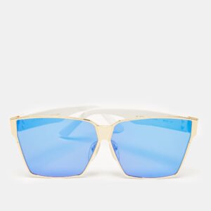 Irresistor Kubrik White/Multicolor Mirror Irresistor Square Sunglasses