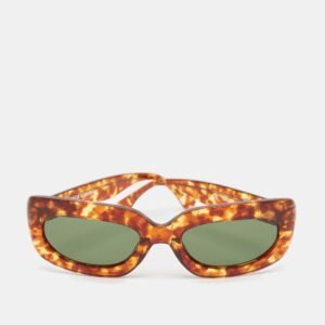 George Keburia Brown Tortoise GKS20 Rectangle Sunglasses