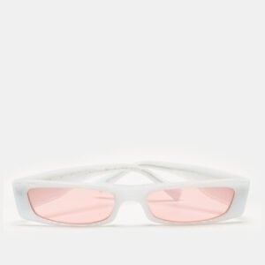 Alain Mikli x Alexandre Vauthier White/Pink A05039 Edwidge Rectangle sunglasses