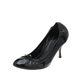 Alexander McQueen Black Patent Leather Pumps Size 38