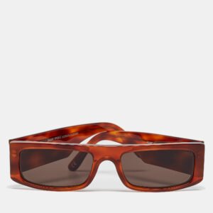 Andy Wolf Mod. HUME Col.B Havana Brown Rectangular Sunglasses