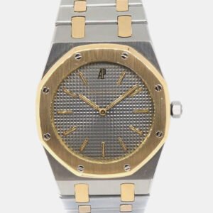 luxury-women-audemars-piguet-used-watches-p1161821-005.jpeg audemars piguet black 18k yellow gold stainless steel royal oak 56303sa.oo.0789sa.01 quartz women's wristwatch 33 mm