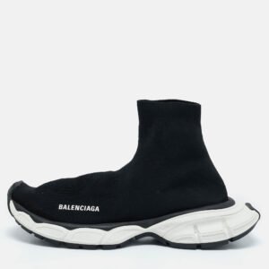 Balenciaga Black Knit Fabric 3XL Sock Sneakers Size 40