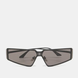 Balenciaga Black/Grey BB0192S Geometric Sunglasses