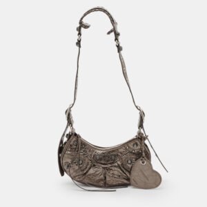 Balenciaga Metallic Leather XS Le Cagole Shoulder Bag