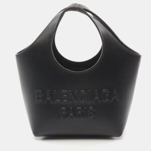 Balenciaga Mary Kate XS Black Leather Tote Bag