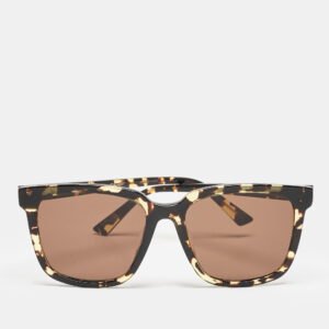 Bottega Veneta Brown/Black BV1021SK Square Sunglasses