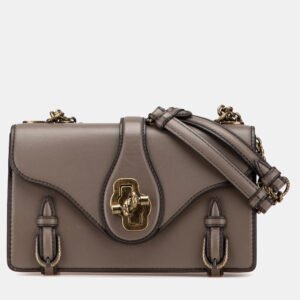 Bottega Veneta Brown French Calf City Knot Shoulder Bag