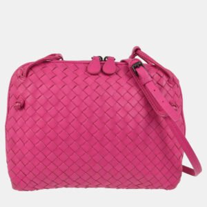 Prada Red Lambskin Bow 2way Tote Handbag