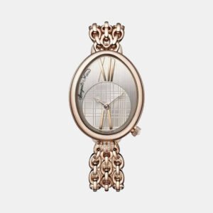 Breguet Silver 18k Rose Gold Reine de Naples 8968BR Automatic Women's Wristwatch 35 mm