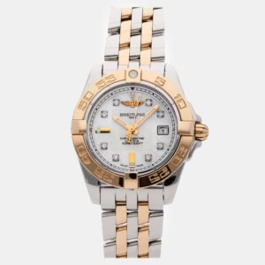 Breitling Galactic C71356L2/A712 Quartz Stainless Steel Mother of Pearl Dial Women's Wristwatch 32mm