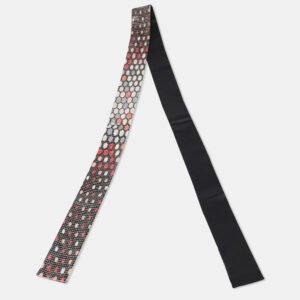 Bvlgari Black Serpenti Sequin Embellished Silk Bandeau