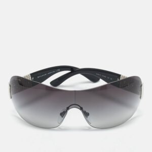 Bvlgari Black Gradient 6030-B Crystals Shield Sunglasses