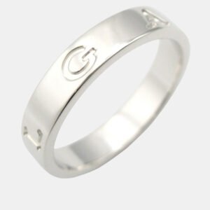 luxury-women-bvlgari-used-fine-jewelry-p1167425-005 Bvlgari B.Zero1 18K White Gold Band Ring EU 51