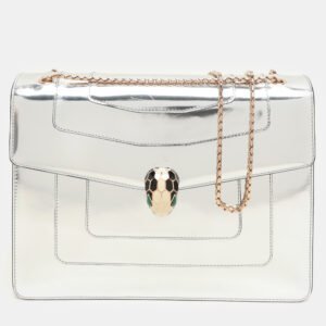 luxury-women-bvlgari-used-handbags-p1145772-019 Bvlgari Mirror Leather Large Serpenti Forever Shoulder Bag
