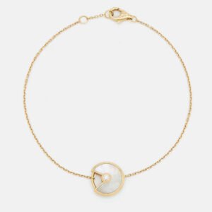 Chloe Brown Gold Tone Bracelet