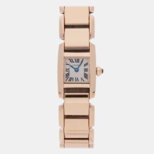 Cartier Tankissime W650018H 25 x 16 mm Quartz Women's Wristwatch 16MM