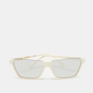 Celine Ivory/Grey Mirrored CL40028I Rectangle Sunglasses