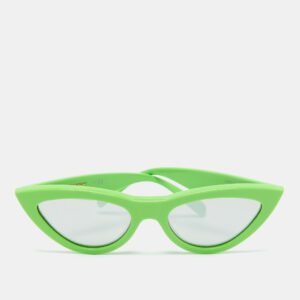Celine Green/Grey Mirrored CL40019I Cat-Eye Sunglasses