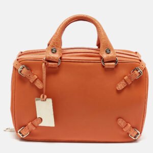 Marc by Marc Jacobs Dark Grey Leather Thunderdome Satchel