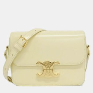 Celine Calfskin Leather Teen Triomphe Shoulder Bag
