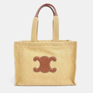 Gucci Khaki Felt Tote Bag
