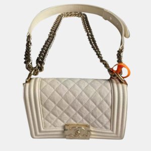 luxury-women-chanel-new-handbags-p1109578-006 Chanel Beige Leather Small Boy Shoulder Bag