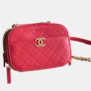 Chanel Red Camera Bag