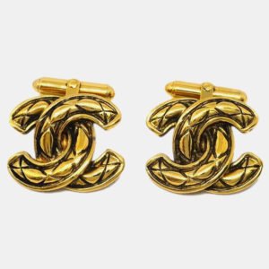 Chanel CC Gold Cuffs