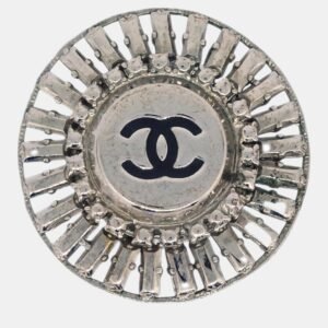 Chanel Silver Brooch Pin