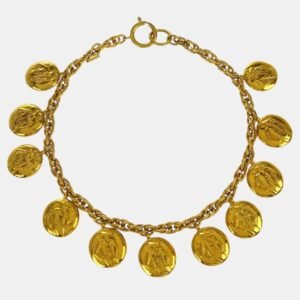 Chanel Gold Plated Chain Necklace