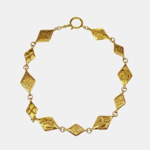 Chanel Gold Plated Chain Necklace