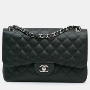 luxury-women-chanel-used-handbags-p1089480-004 Chanel Caviar Jumbo Classic Double Flap Bag
