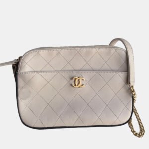 Chanel Ivory White Camera Shoulder Bag