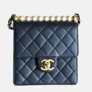 Chanel Pearlescent Blue Chic Pearls Shoulder Bag