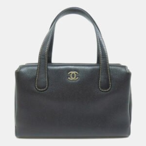 Chanel Grained Calfskin Wild Stitch Tote Bag
