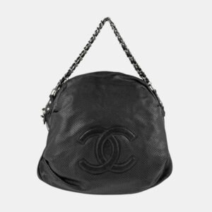 luxury-women-chanel-used-handbags-p1158939-004 Chanel Black Leather Coco Mark Shoulder Bag