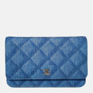 Chanel Blue Denim WOC
