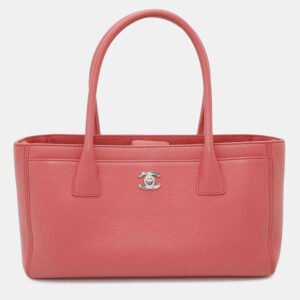 Chanel Executive Pink Leather Tote Bag