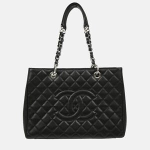Chanel  GST XL Black Calfskin Grand Shopping Tote Bag