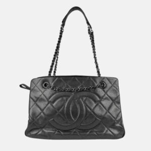 Chanel Timeless CC Leather SHopping Tote Bag