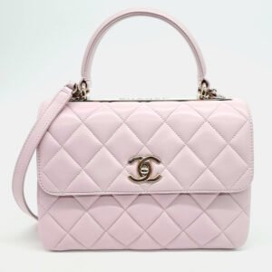 Chanel Pink Leather Lambskin Trendy CC Small bag
