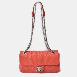 luxury-women-chanel-used-handbags-p968379-009 Chanel Red Caviar Quilted Mini Simply CC Flap Bag