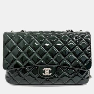 luxury-women-chanel-used-handbags-p973596-001 Chanel Green Tone Pendant Chain shoulder bag