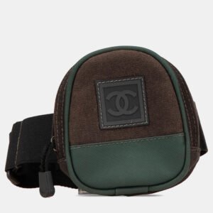 Chanel CC Sports Line Canvas and Nylon Arm Pouch