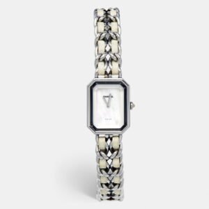 Chanel Mother of Pearl Stainless Steel Leather Premiere H1639 Women's Wristwatch 20mm