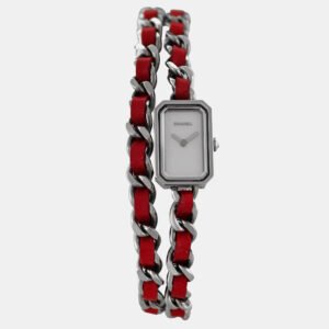 luxury-women-chanel-used-watches-p1159517-005 Chanel Silver Stainless Steel Premiere H5313 Quartz Women's Wristwatch 16 mm